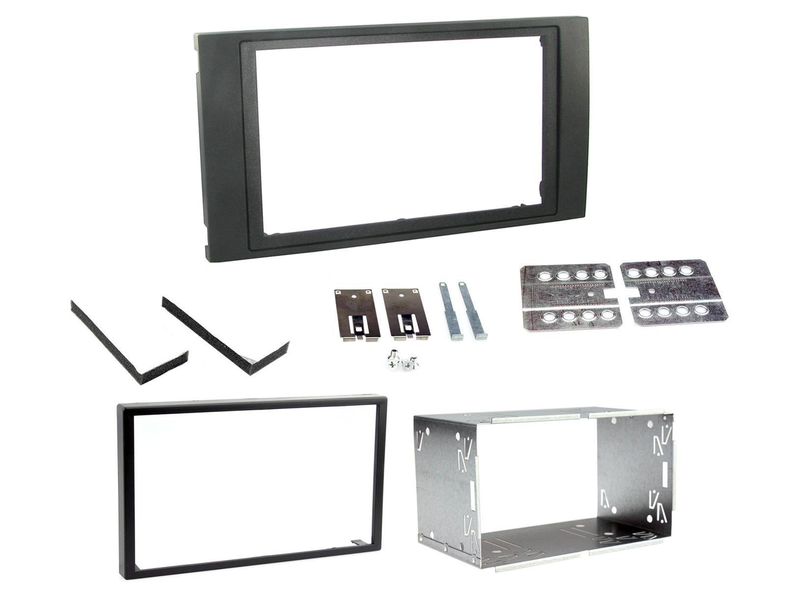 Ford Transit 2006-2013 Double Din Stereo Fascia Panel Adaptor CT23FD04 