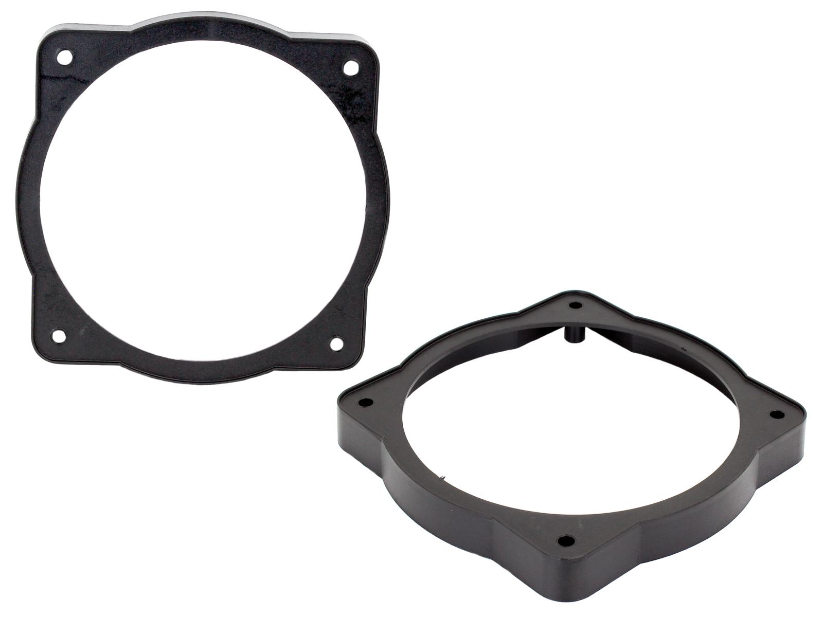 Kit 6 Speakers for FIAT GRANDE PUNTO Alpine with adapters and spacer rings 