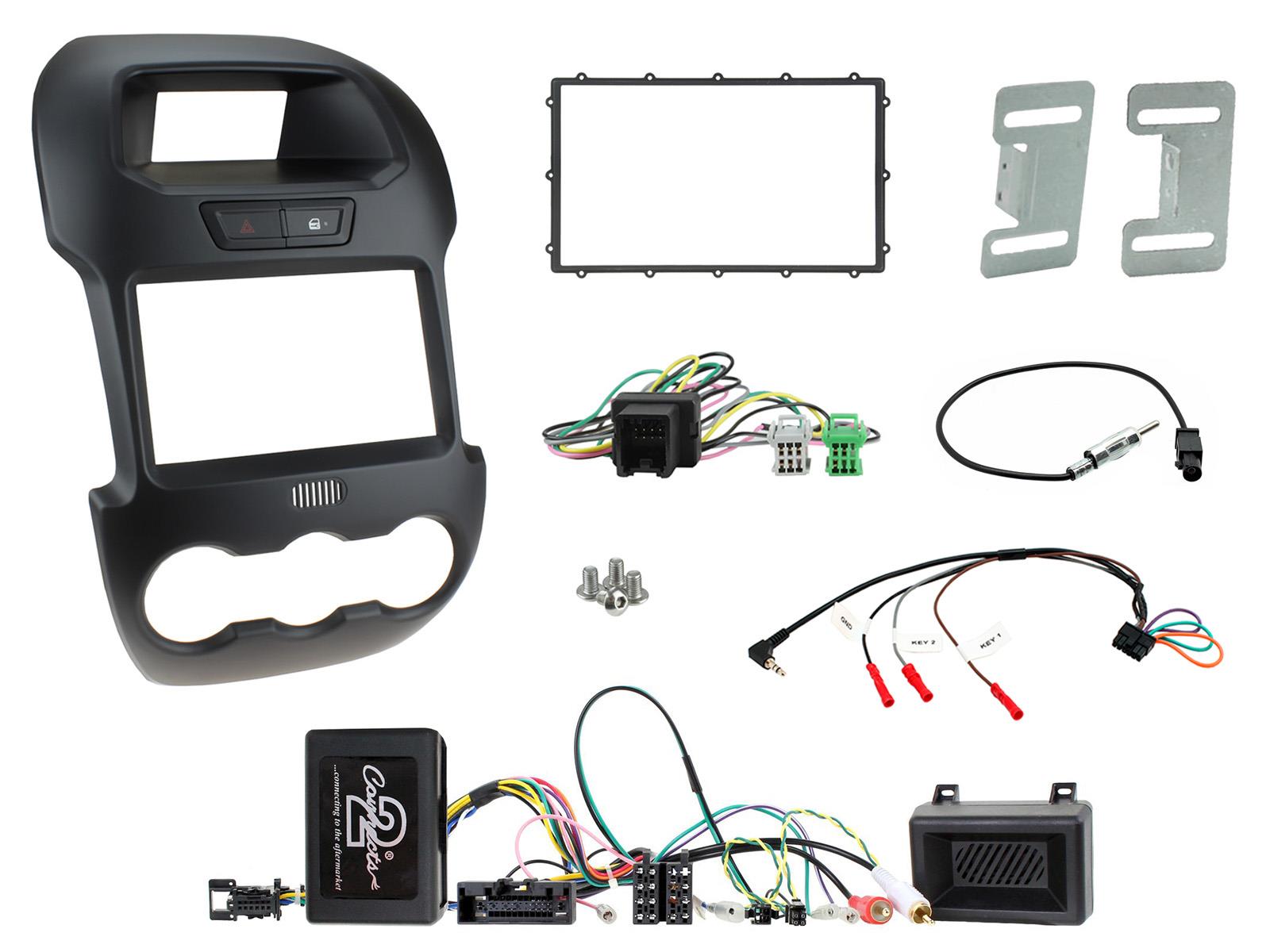 Ford Transit Connect Car Stereo Double Din Facia Steering Interface Kit CT24FD40 