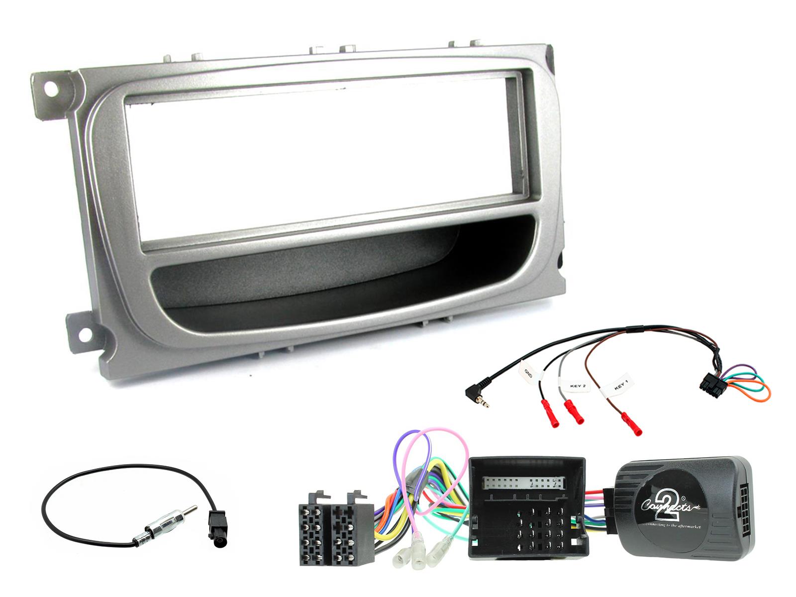 CTKFD24 Ford Mondeo 2007-2014 Complete Double Din Stereo Fitting Kit BLACK